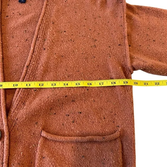 Universal Thread Orange Cozy Knit Donegal Boxy Grandpa Cardigan,‎ XS - Picture 9 of 10